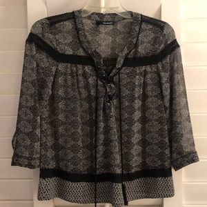 The Kooples black and white Tunic blouse